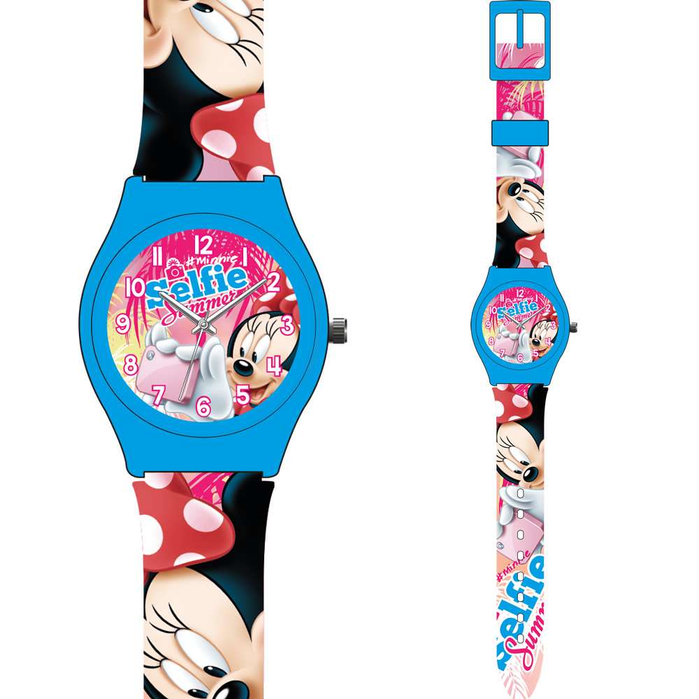 Minnie Mouse Kinder Uhr Armbanduhr Analog