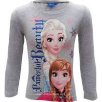 Disney Frozen Sweatshirt Shirt Longsleeve Longshirt Langarmshirt Grau