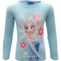 Disney Frozen Sweatshirt Shirt Longsleeve Longshirt Langarmshirt Blau