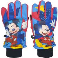 Mickey Mouse Kinder Winter Handschuhe Ski Rot