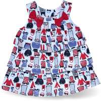 Kleid Baby Kinder Sommerkleid Mode Blau Weiß Rot