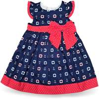 Kleid Baby Kinder Sommerkleid Maritim Weiß Rot Blau