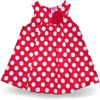 Kleid Baby Kinder Sommerkleid Punkte Rot