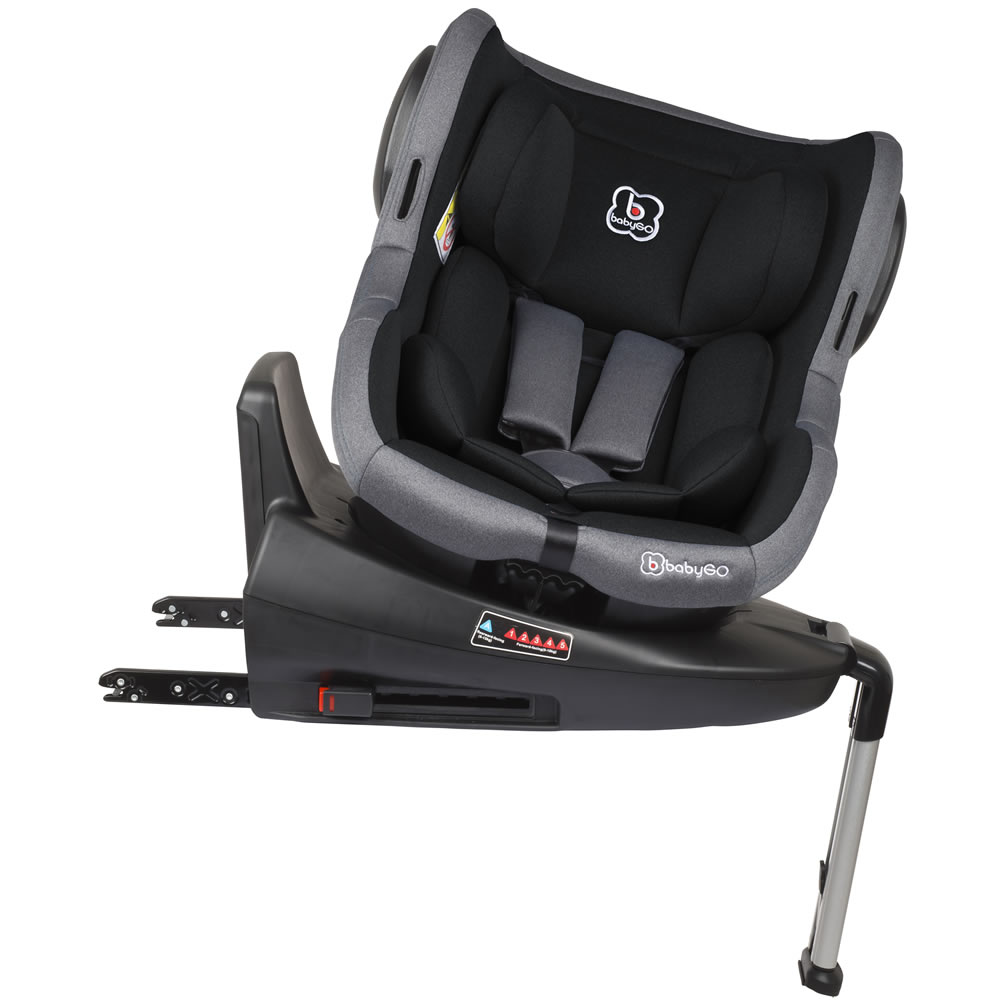 BabyGo Iso360 Isofix Kindersitz Reboarder Liegefunktion Schwarz |  Knirpsenland Babyartikel
