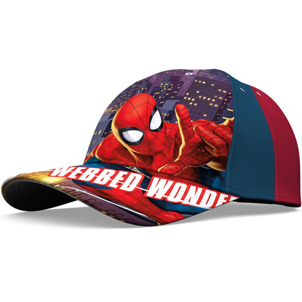 Disney Marvel Spiderman Cap Basecap Kappe Mütze Kopfbedeckung Größe 52-54 NEU 