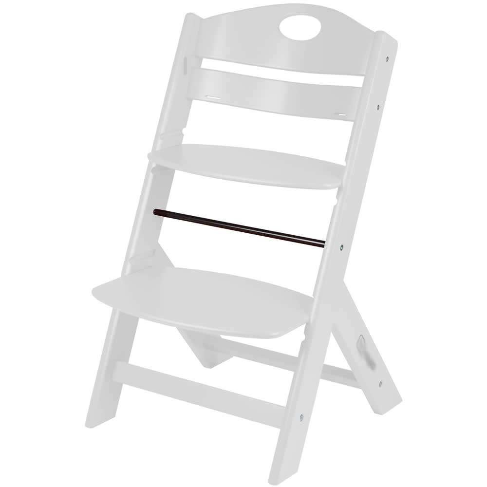 BabyGo Kinderhochstuhl Holzhochstuhl Treppenhochstuhl Weiß | Knirpsenland  Babyartikel