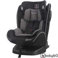 BabyGo Iso360 Isofix Kindersitz Reboarder Nova Schwarz