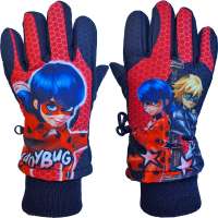 Ladybug Kinder Ski Winter Handschuhe Schwarz