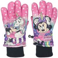 Minnie Mouse Ski Handschuhe Finger Rosa