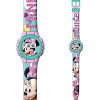 Minnie Maus Kinder Armbanduhr Uhr Digital Türkis