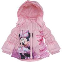 Minnie Mouse Baby Jacke Winterjacke Gesteppt Rosa