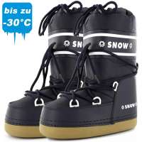 Kinder Winterstiefel Schneestiefel Boots Snowboots Dunkelblau