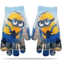 Minions Kinder Handschuhe Finger Strickhandschuhe 2