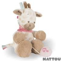 Nattou Baby Spieluhr Einschlafhilfe Charlotte Giraffe Rosa
